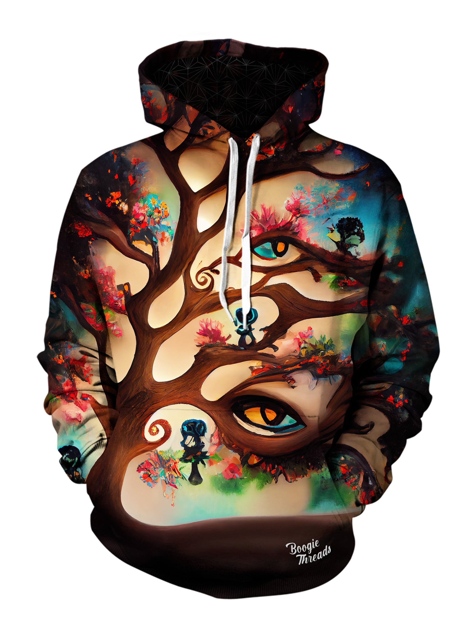Serene Strength Unisex Pullover Hoodie - EDM Festival Clothing - Boogie Threads
