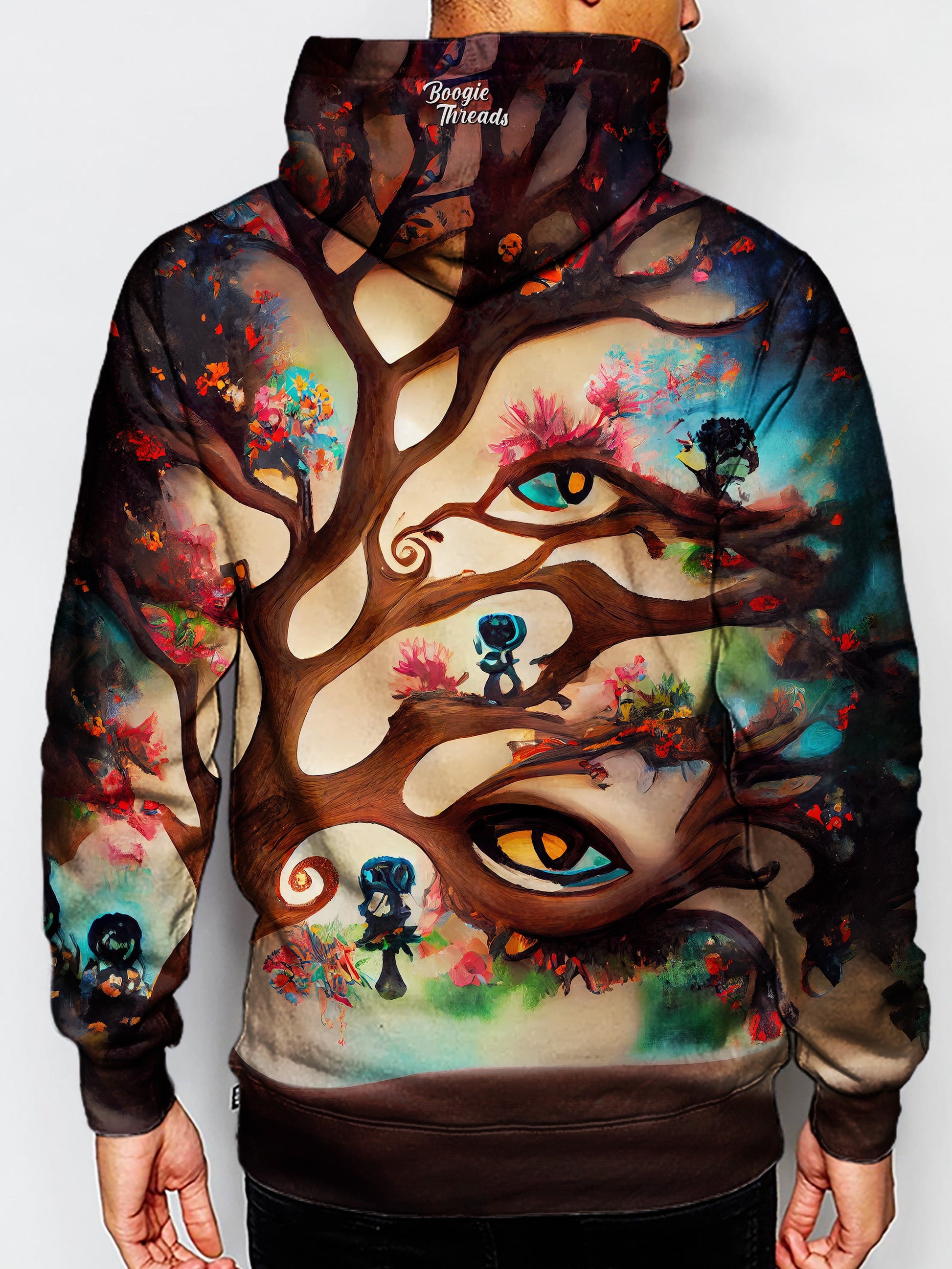 Serene Strength Unisex Pullover Hoodie - EDM Festival Clothing - Boogie Threads
