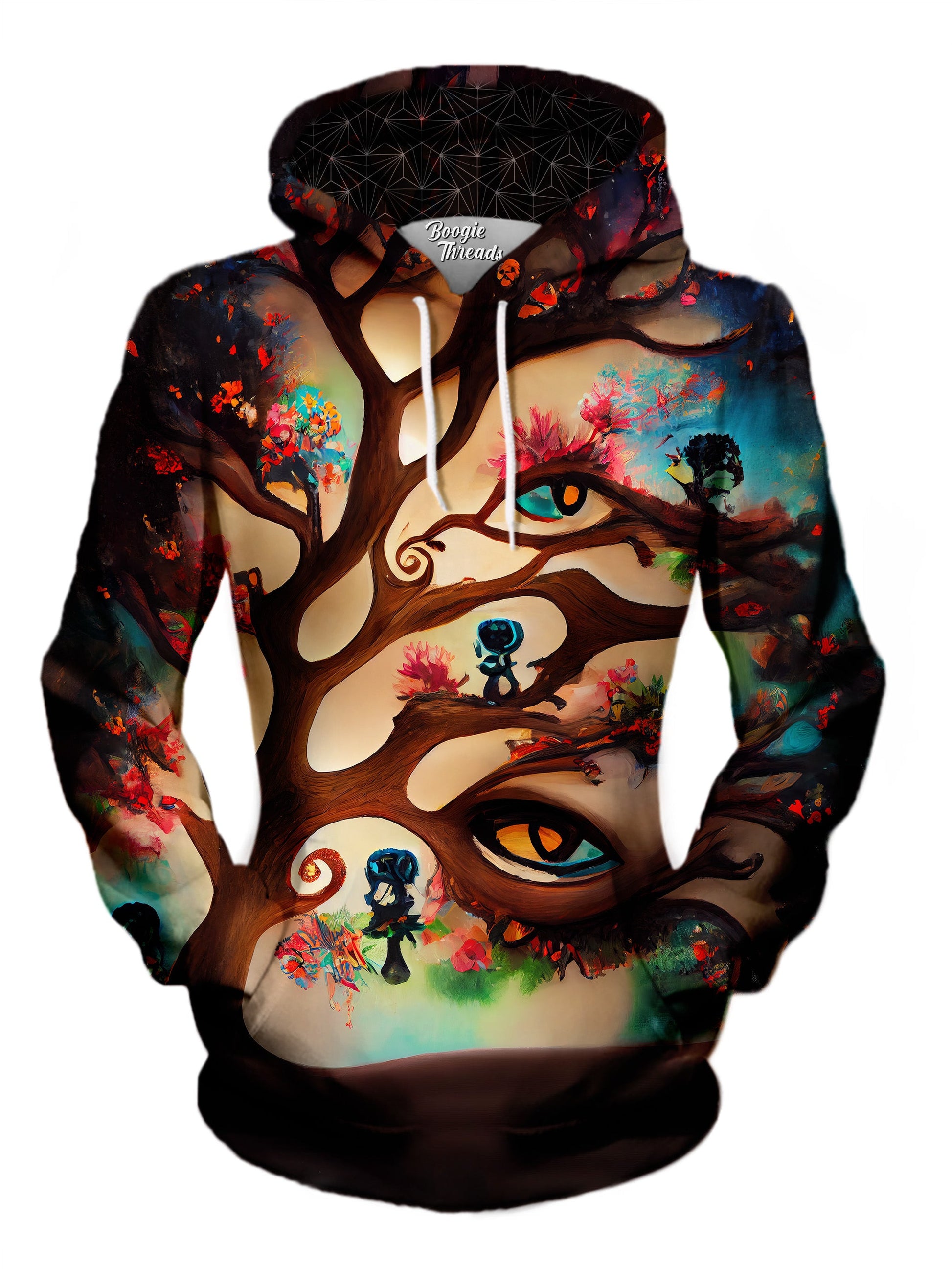 Serene Strength Unisex Pullover Hoodie - EDM Festival Clothing - Boogie Threads