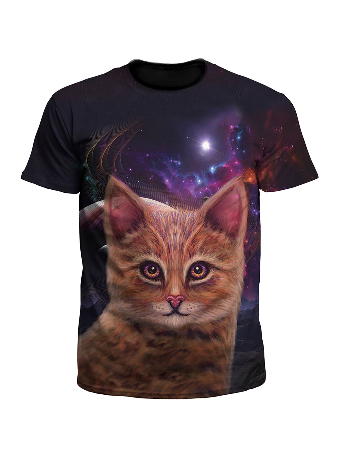 Space Cat Art Tee