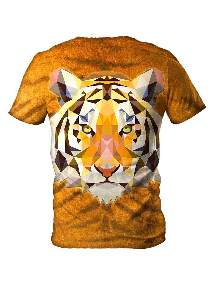 Back view of all over print psychedelic animal t shirt by Gratefully Dyed Apparel. 