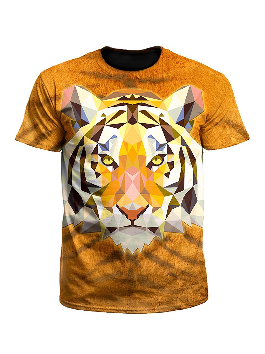 Stripes Geometric Tiger Unisex T-Shirt - Boogie Threads