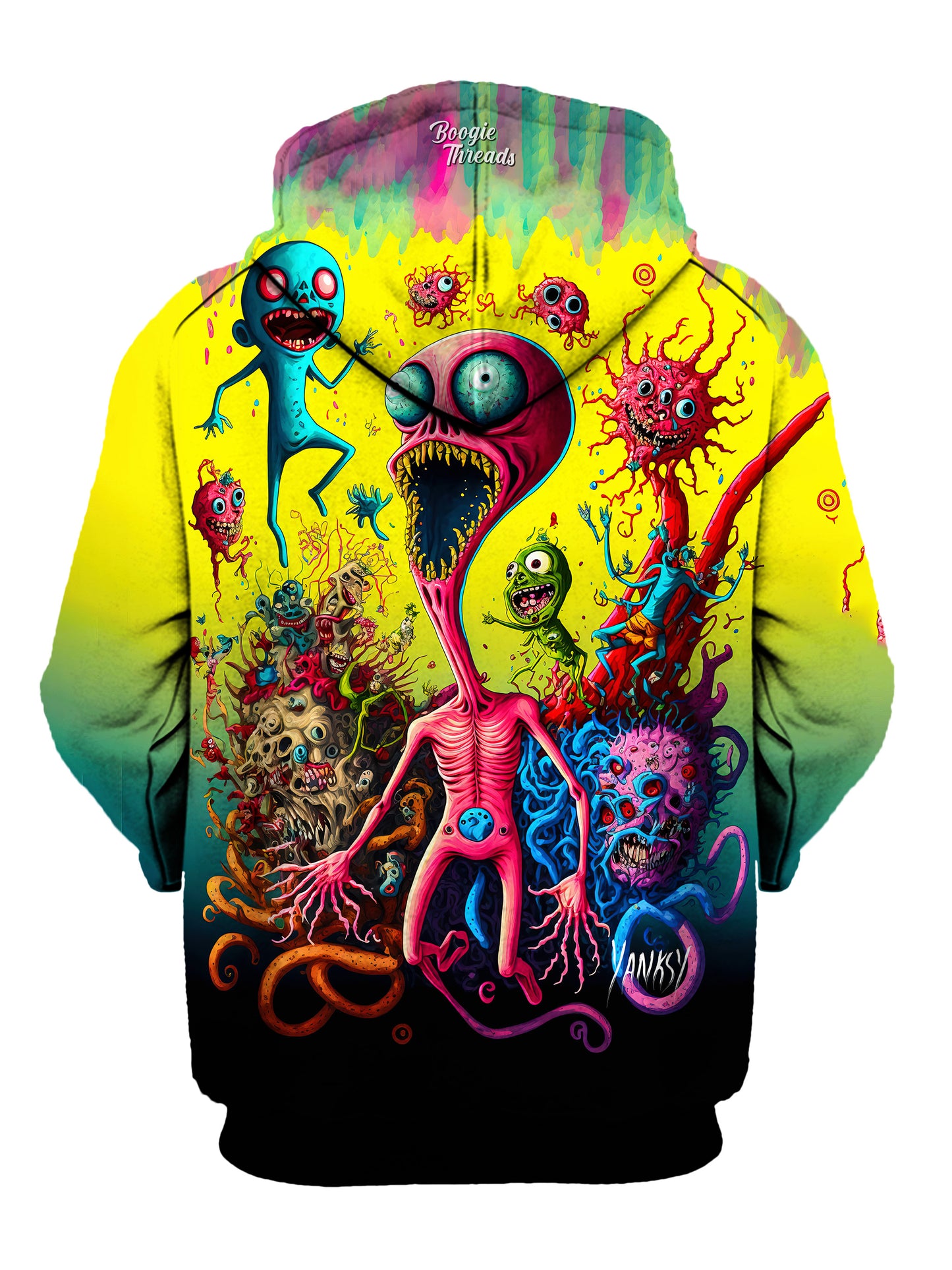 Colorful and trippy hoodie perfect for expressing your unique style