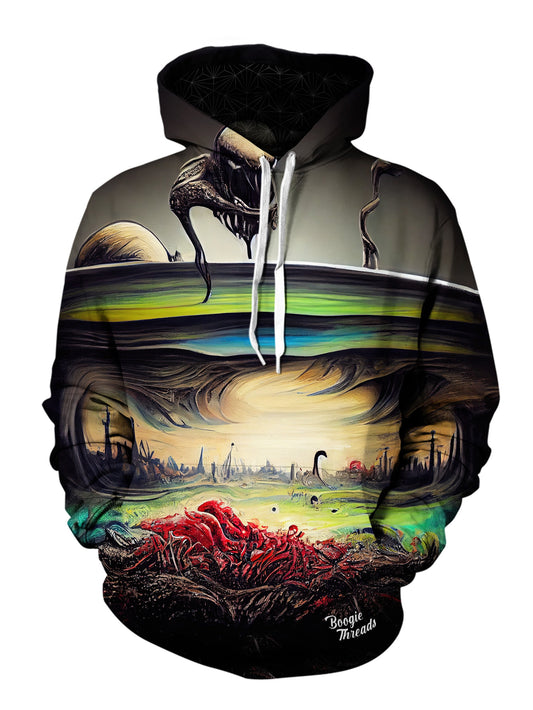 Stunning Curiosity Unisex Pullover Hoodie - EDM Festival Clothing - Boogie Threads