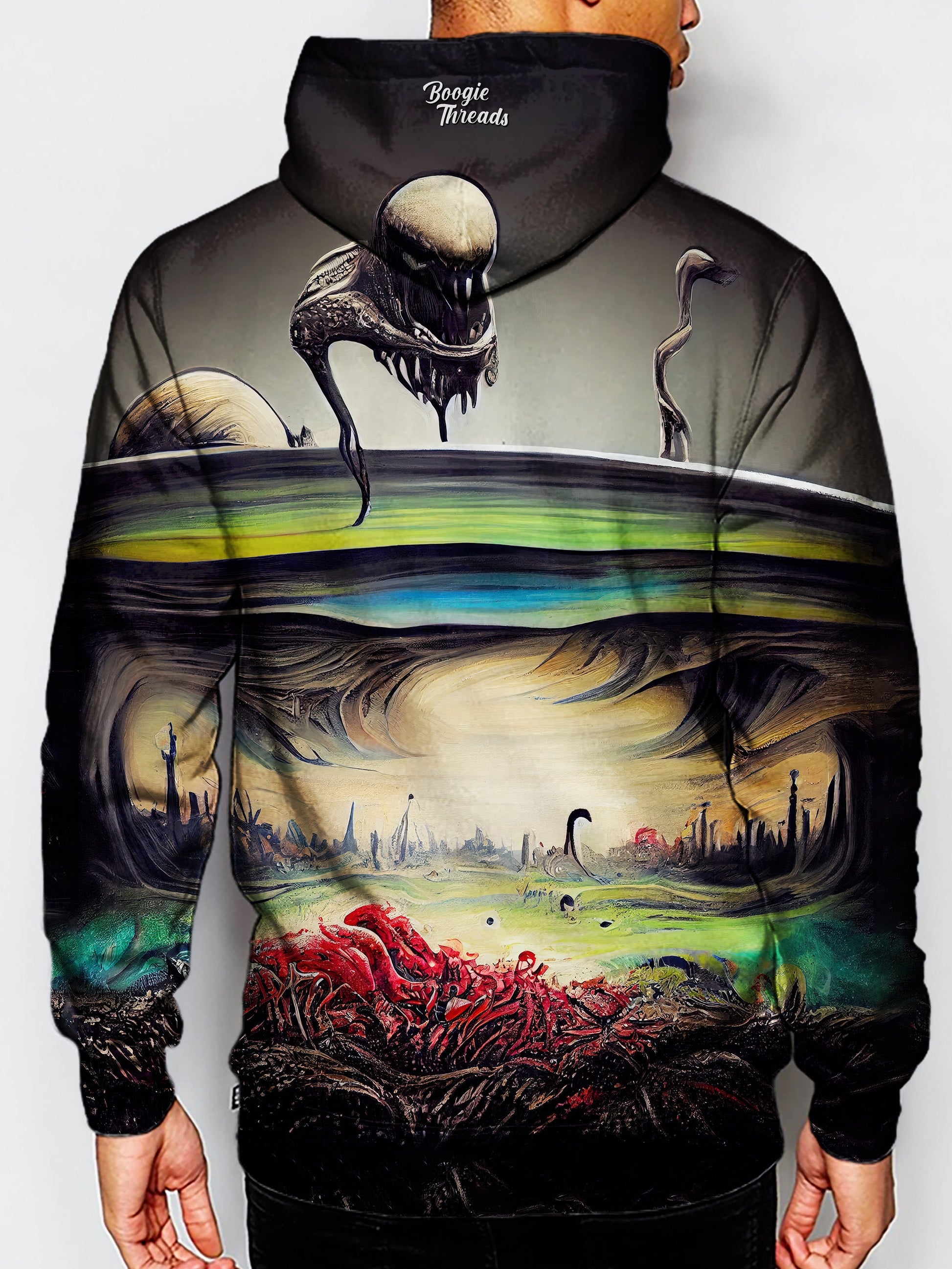 Stunning Curiosity Unisex Pullover Hoodie - EDM Festival Clothing - Boogie Threads