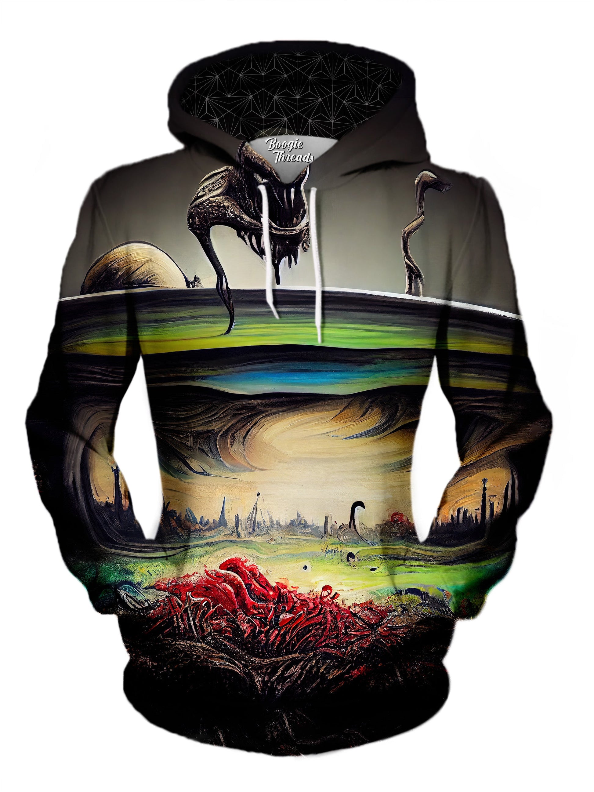 Stunning Curiosity Unisex Pullover Hoodie - EDM Festival Clothing - Boogie Threads