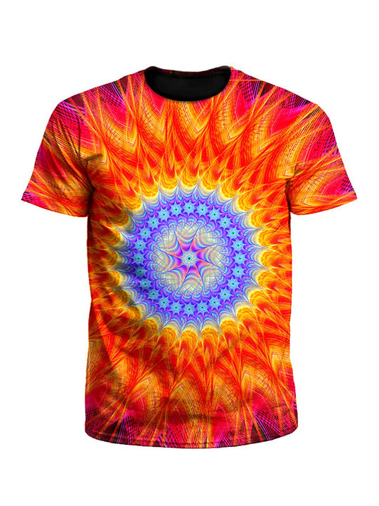 Super Saiyan Fire & Ice Mandala Unisex T-Shirt - Boogie Threads