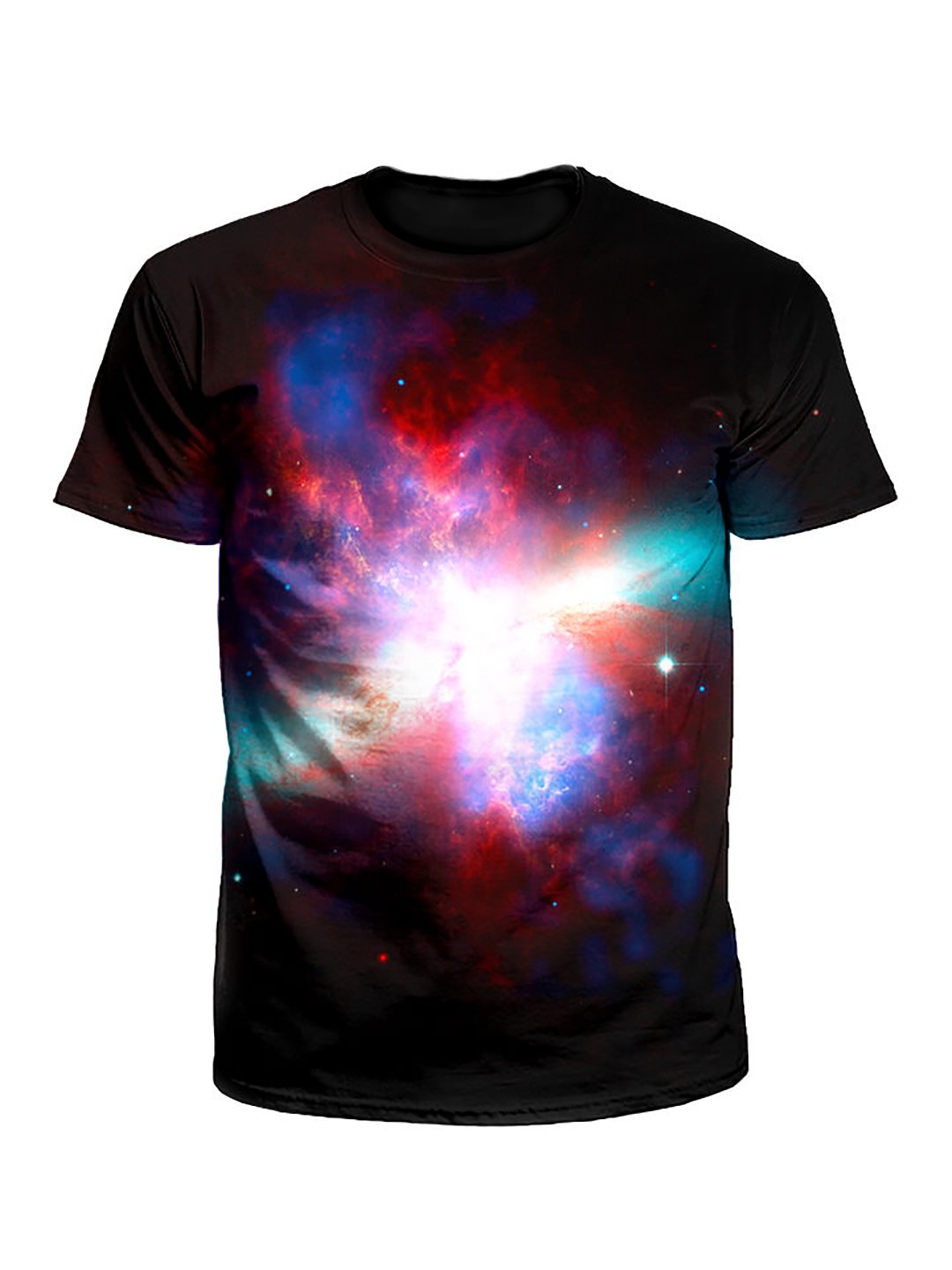 Synapse Rainbow Nebula Galaxy Unisex T-Shirt - Boogie Threads