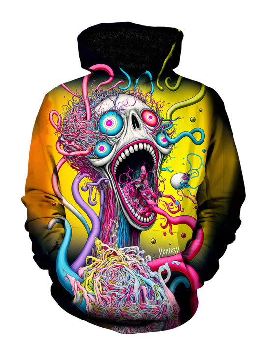 Get lost in the mesmerizing patterns of this psychedelic hoodie