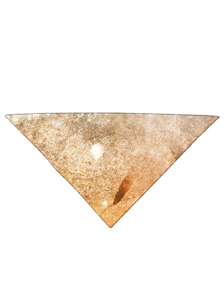 Diagonally folded psychedelic space printed headband.