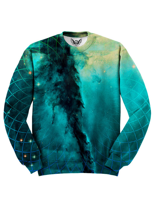 Geometric Cloud Cluster Space Sweater