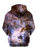 Psychedelic Galaxy Pullover Hoodie Back View