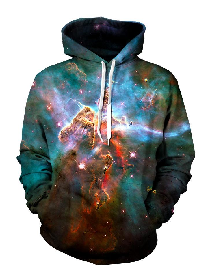 Space Aura Pullover Hoodie Front View