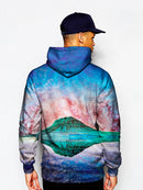 Trippy Alien Space Mountain Hoodie Print