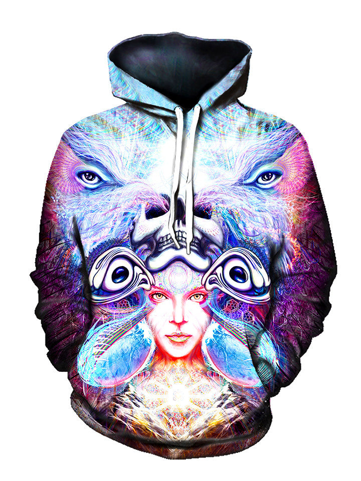 Repressed Illumination Pullover Art Hoodie - GratefullyDyed - 1
