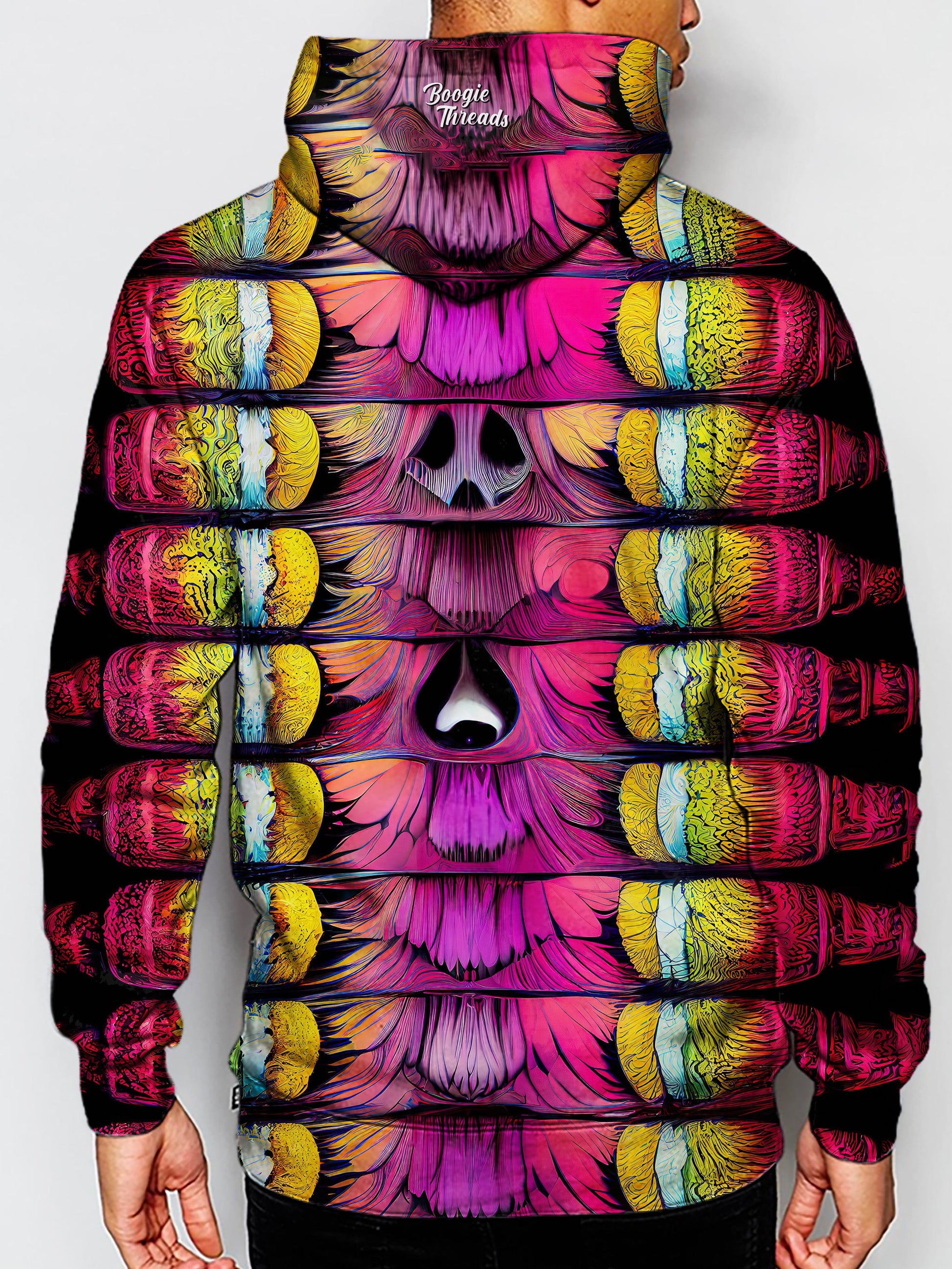 Get ready to enter a world of mesmerizing patterns and vibrant colors with this trippy hoodie