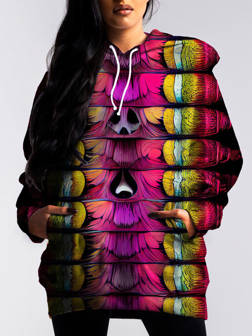 Express your creativity and unique style with this psychedelic sublimation pullover hoodie
