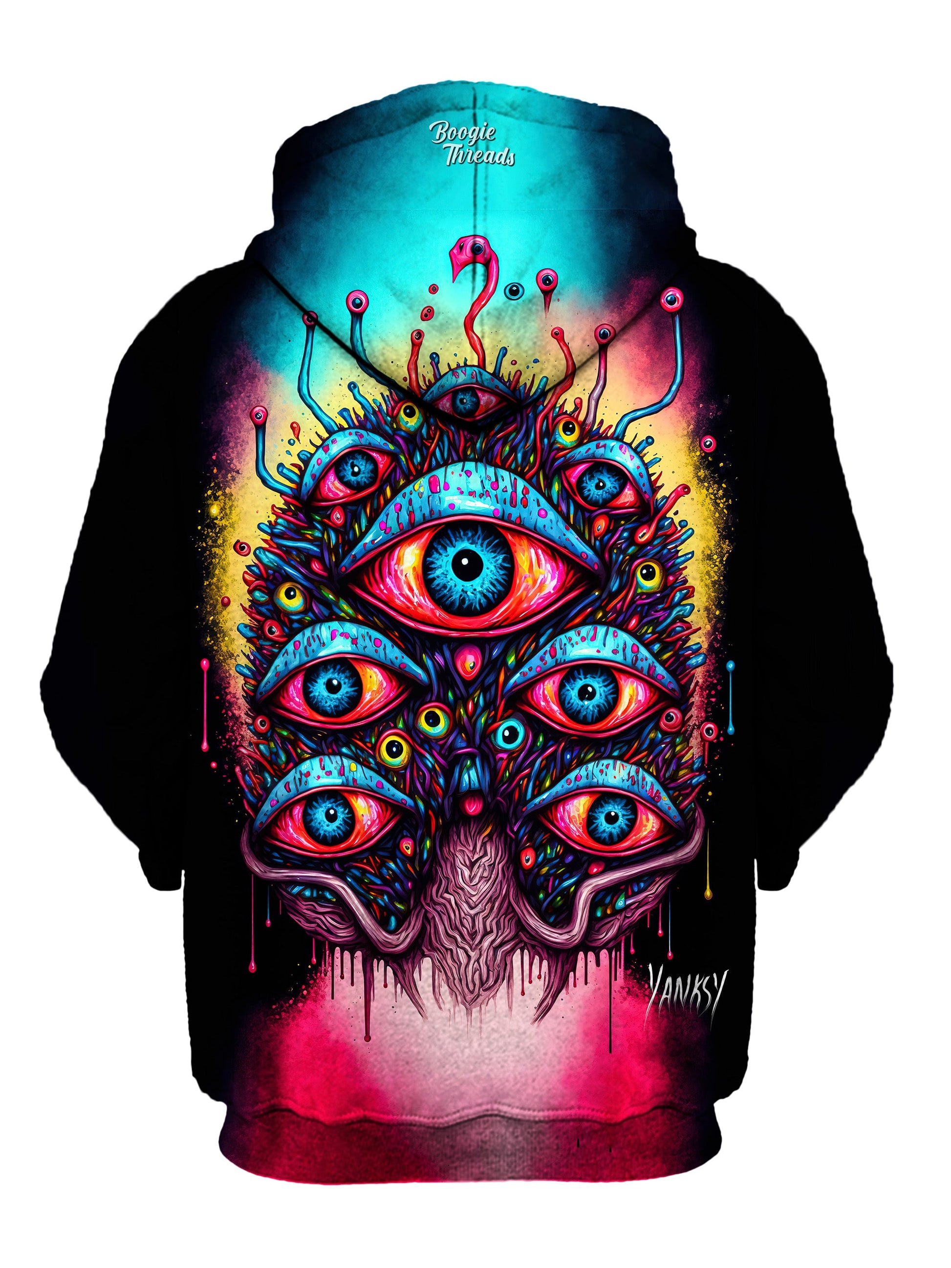 Get ready to dance the night away in this comfortable pullover hoodie