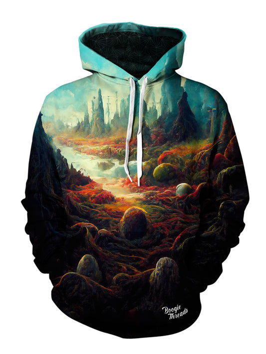 Wandering Jewel Unisex Pullover Hoodie - EDM Festival Clothing - Boogie Threads