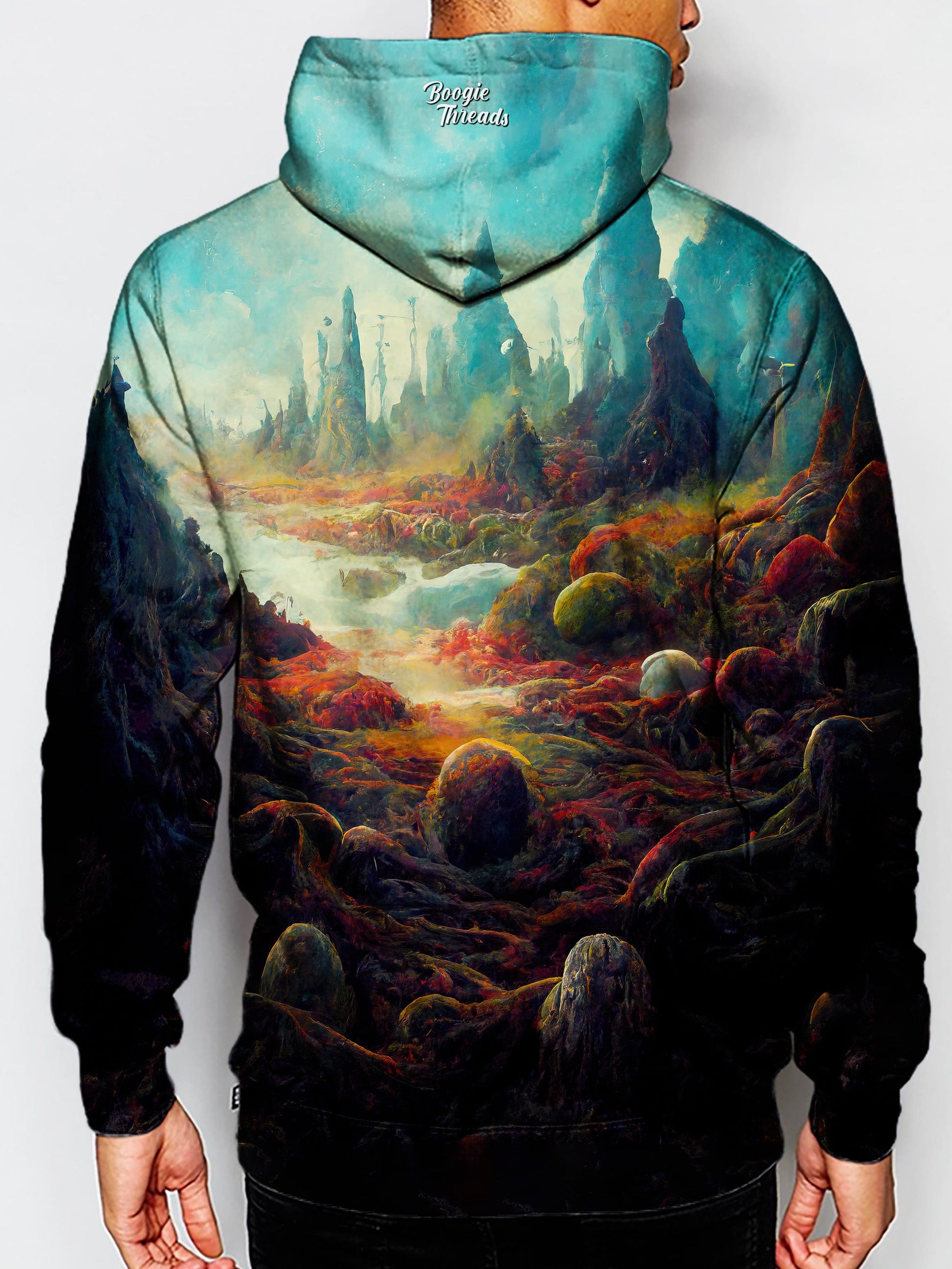 Wandering Jewel Unisex Pullover Hoodie - EDM Festival Clothing - Boogie Threads