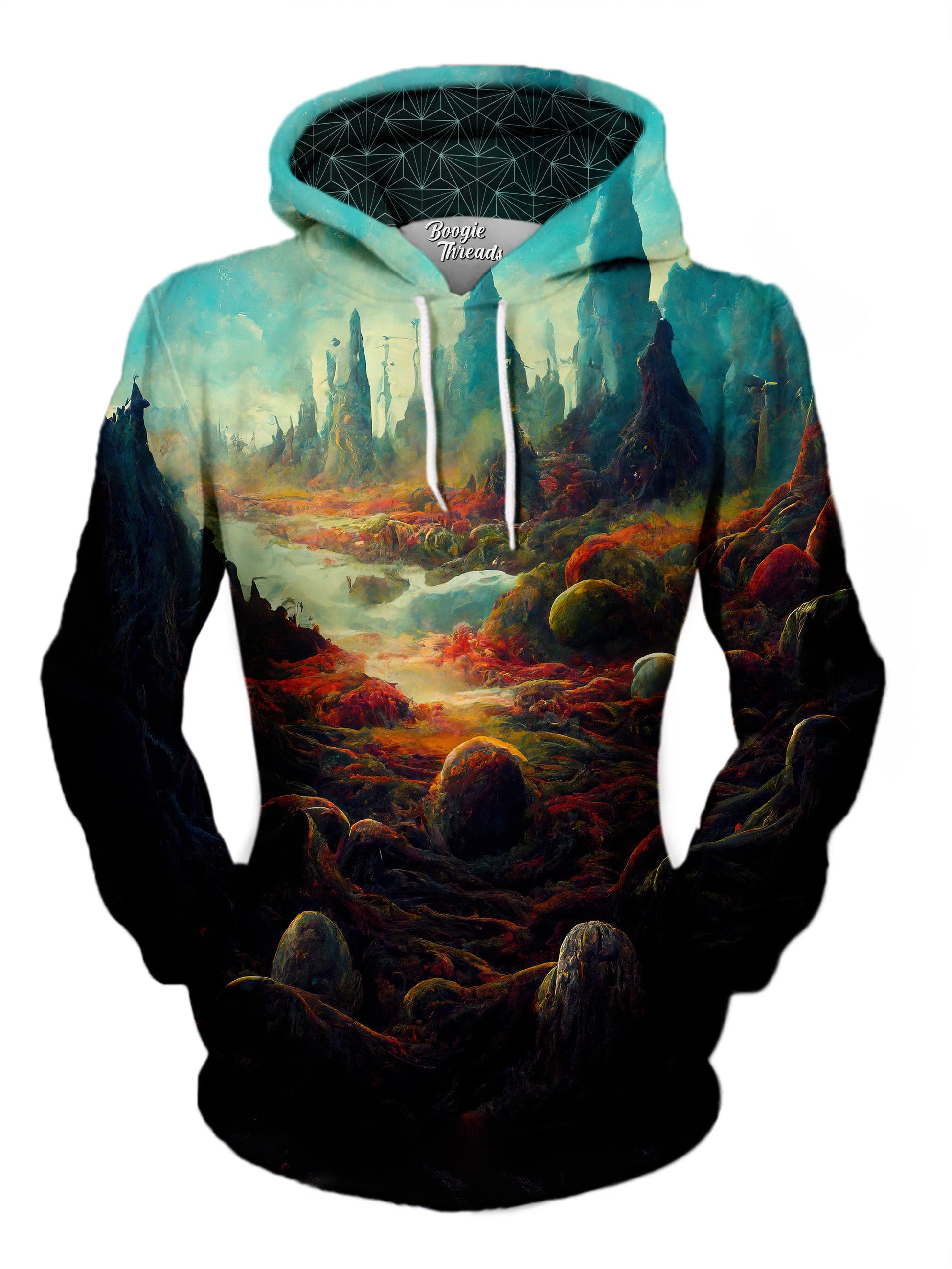 Wandering Jewel Unisex Pullover Hoodie - EDM Festival Clothing - Boogie Threads