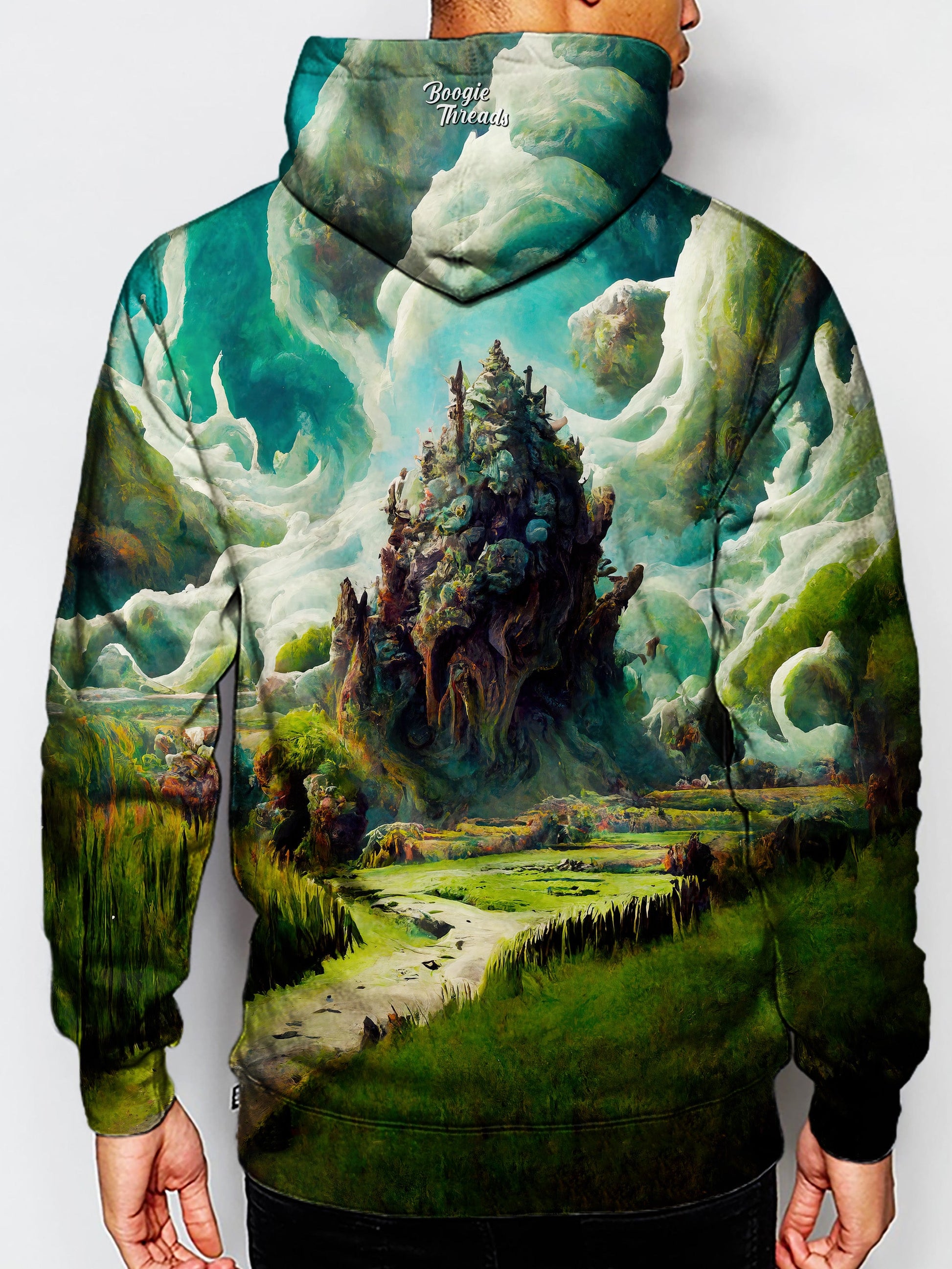 Wandering Smoke Unisex Pullover Hoodie - EDM Festival Clothing - Boogie Threads