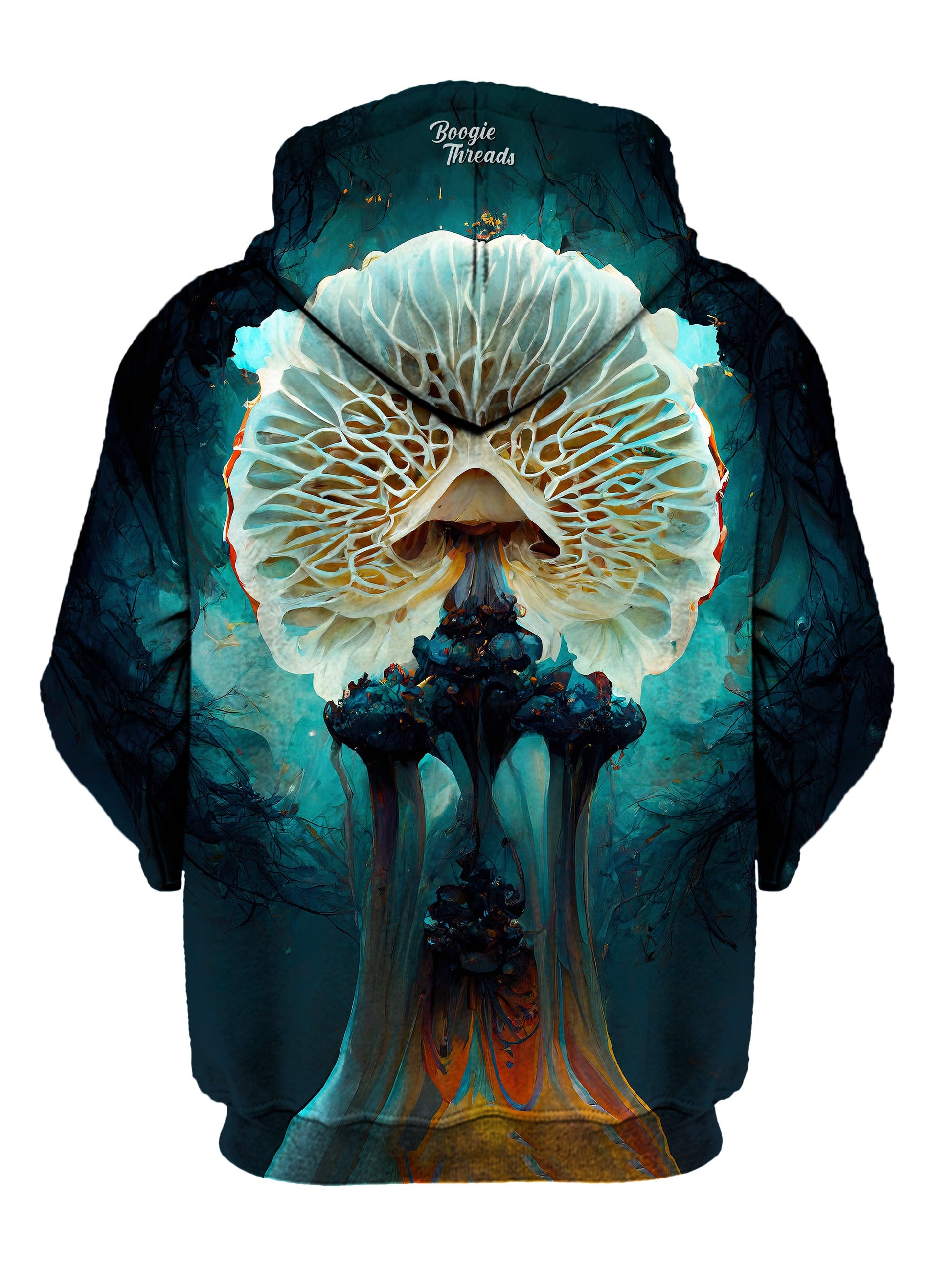 Warped Breath Unisex Pullover Hoodie - EDM Festival Clothing - Boogie Threads