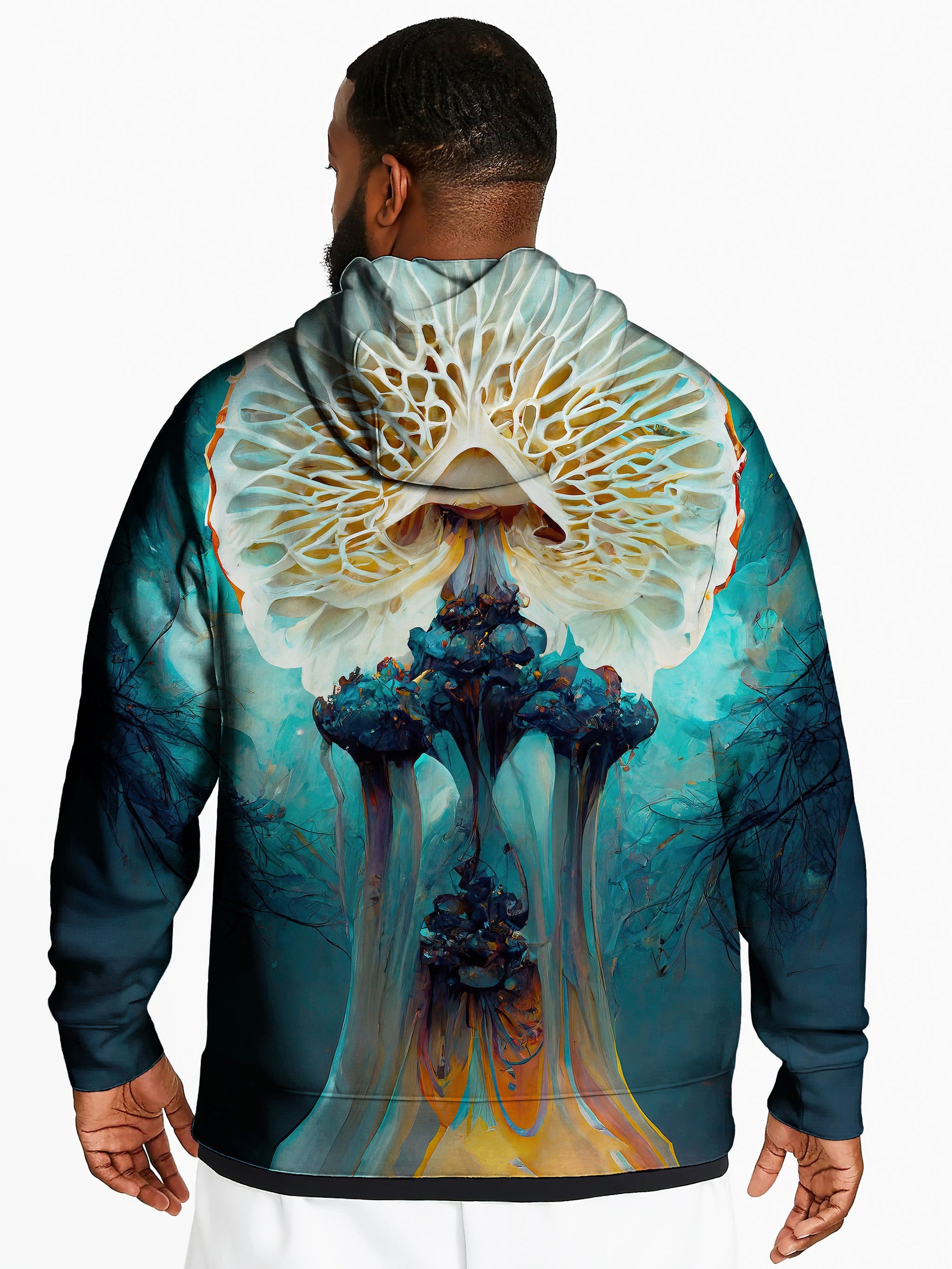 Warped Breath Unisex Pullover Hoodie - EDM Festival Clothing - Boogie Threads