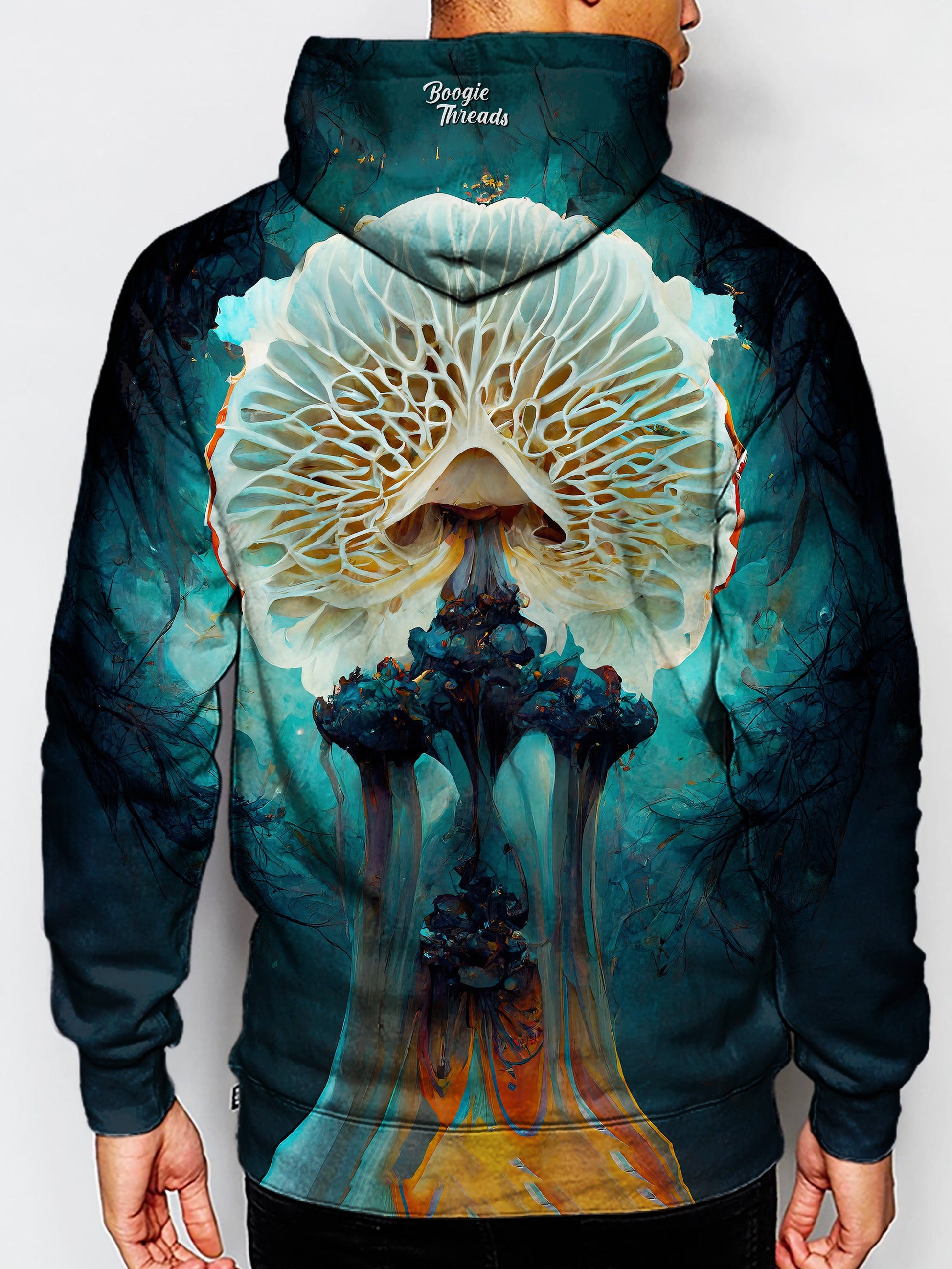 Warped Breath Unisex Pullover Hoodie - EDM Festival Clothing - Boogie Threads