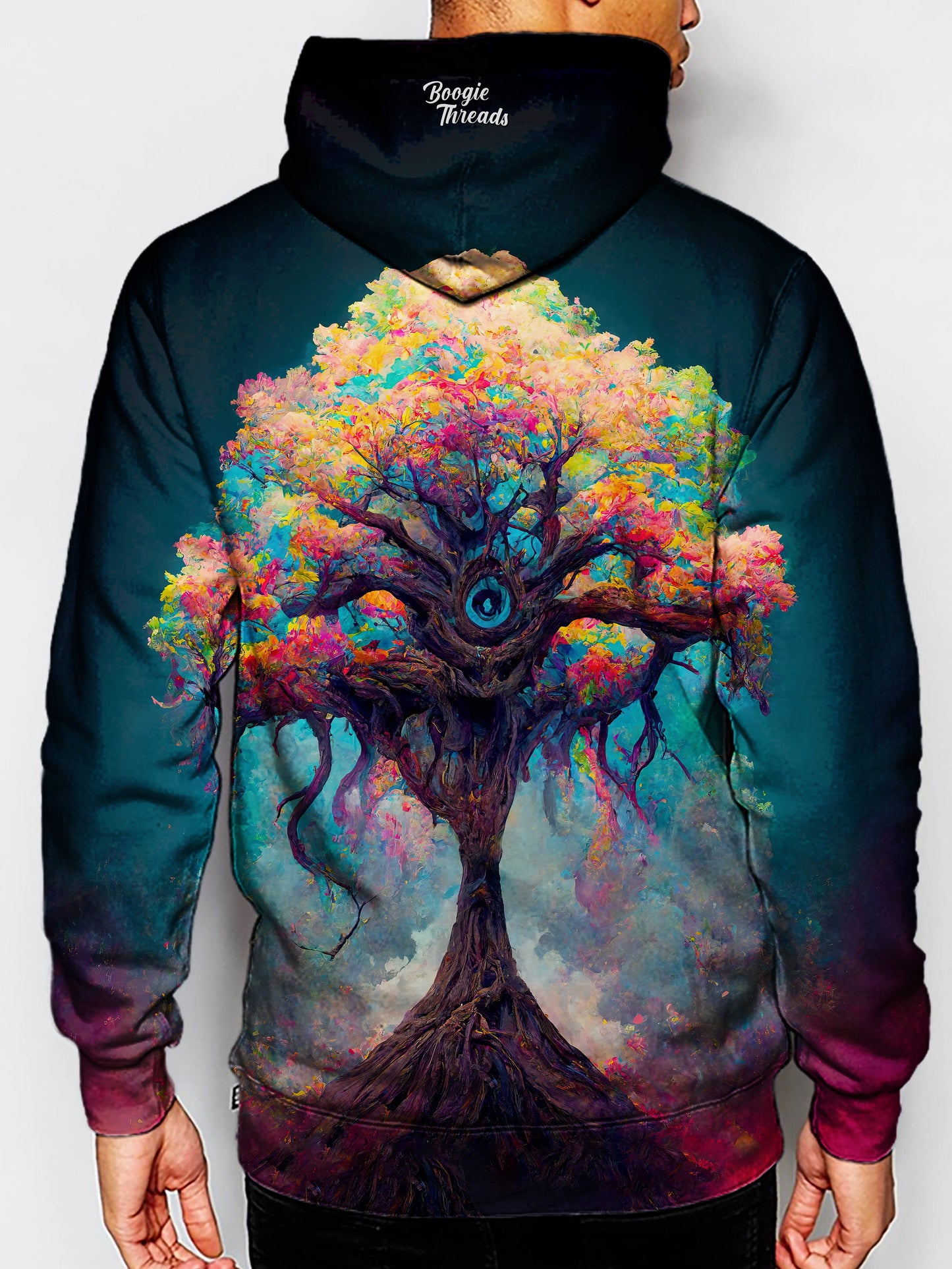 Whimsical Tree Unisex Pullover Hoodie - EDM Festival Clothing - Boogie Threads