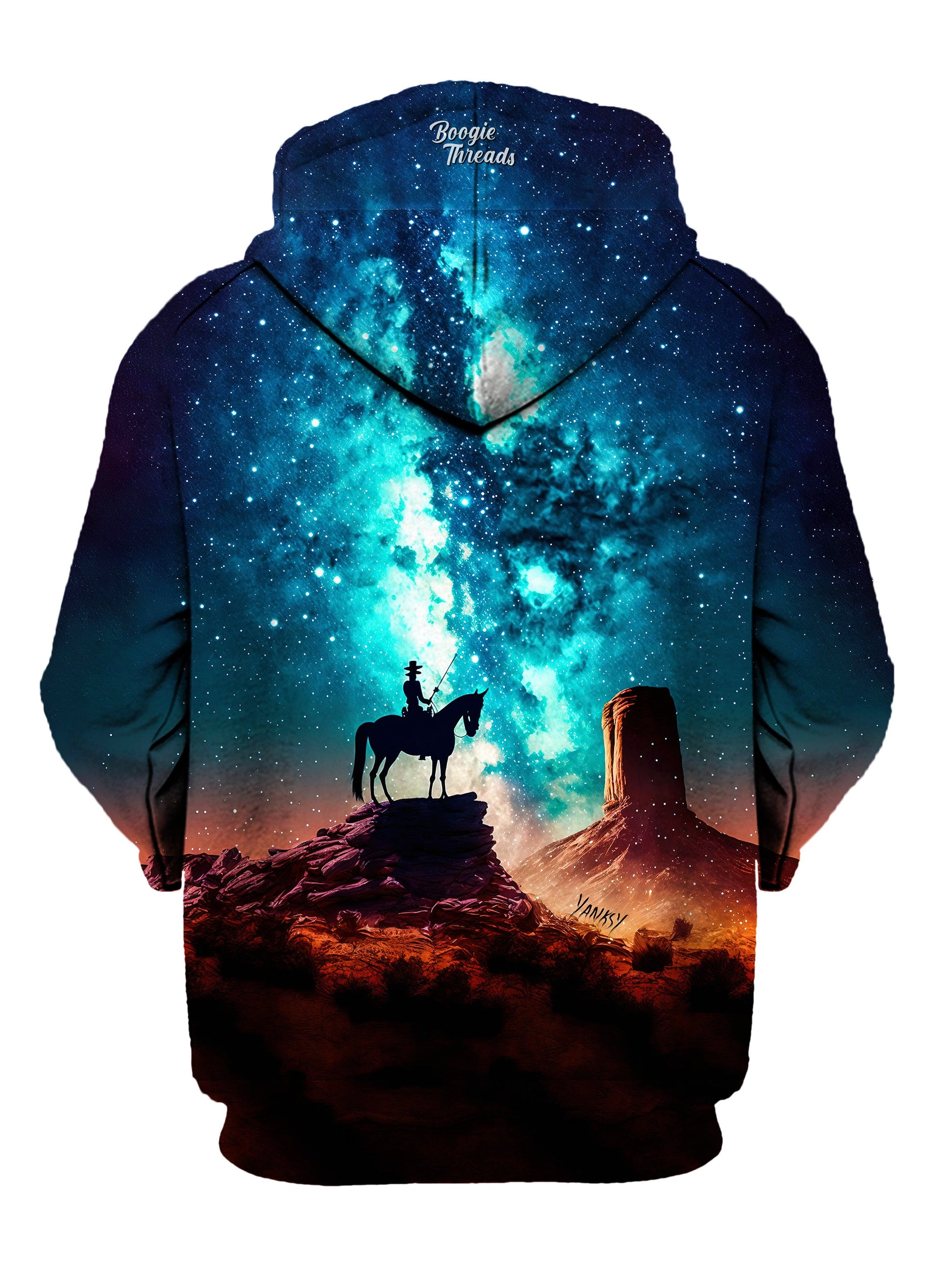 Make a statement with this bold and eye-catching hoodie