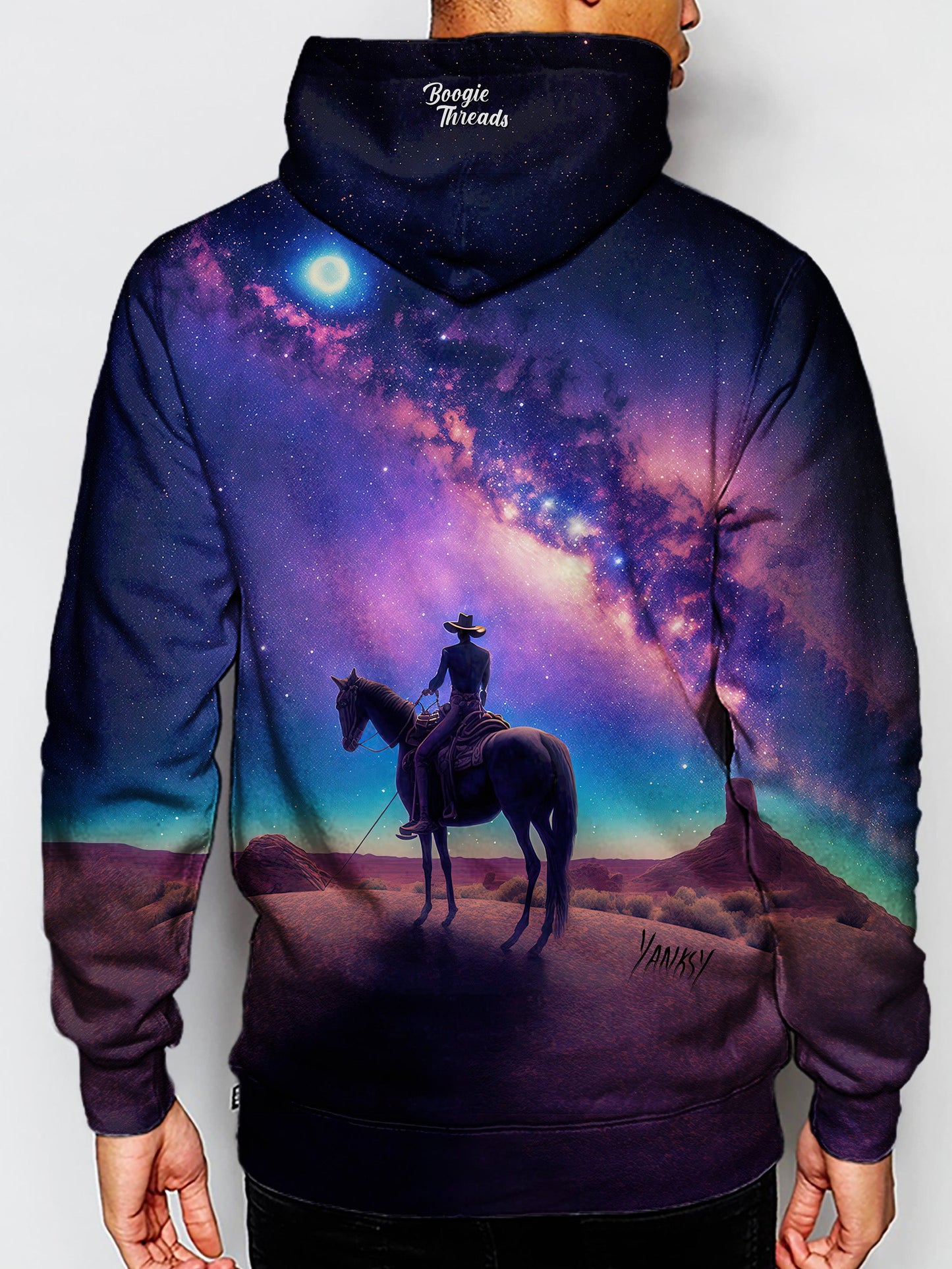 Turn heads wherever you go with this mesmerizing and trippy hoodie