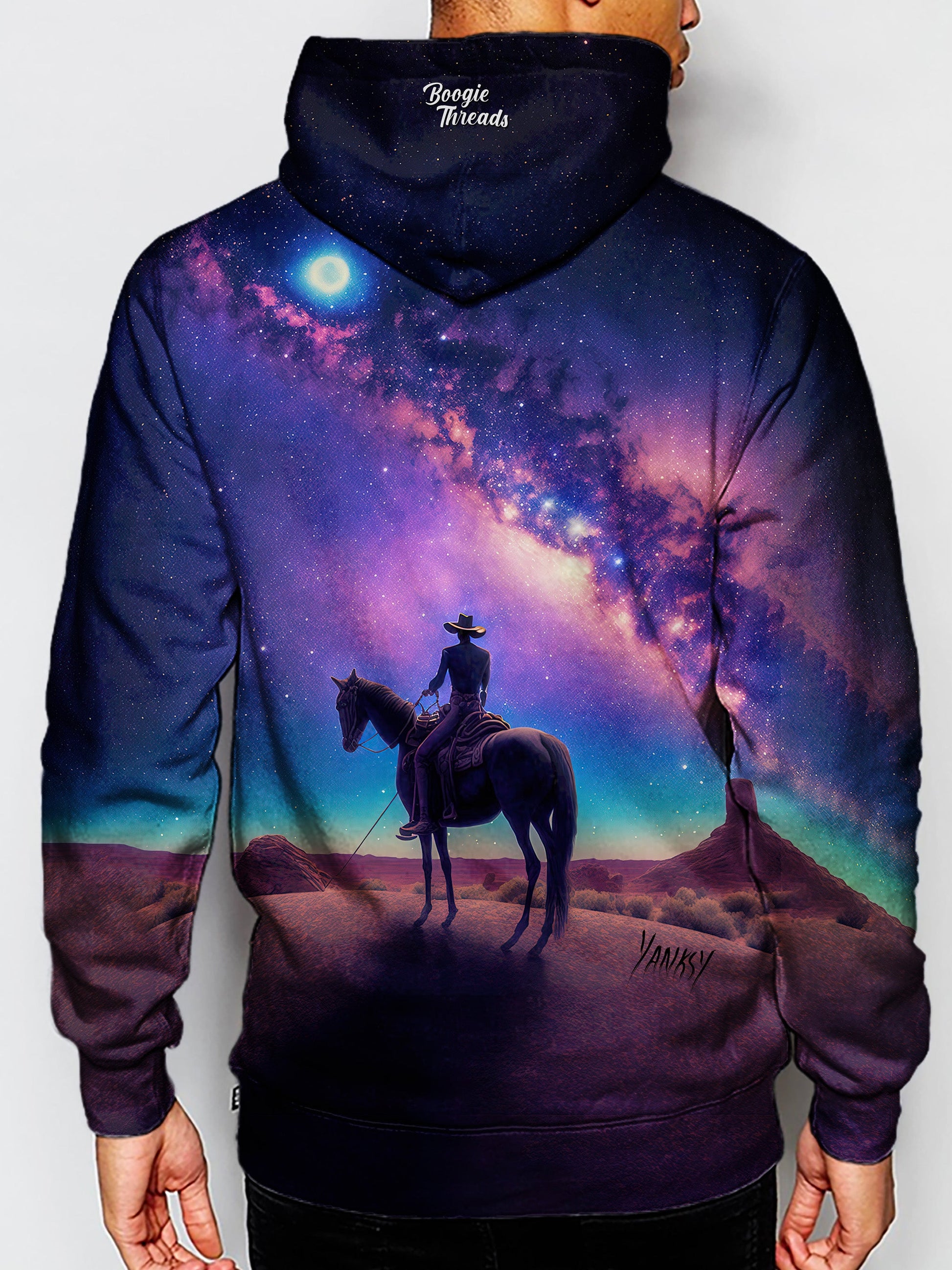 Turn heads wherever you go with this mesmerizing and trippy hoodie