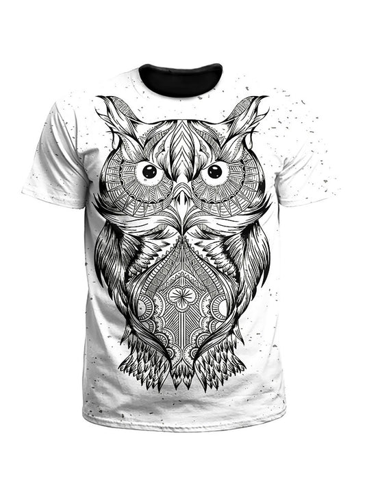 Wise One White Owl Unisex T-Shirt - Boogie Threads