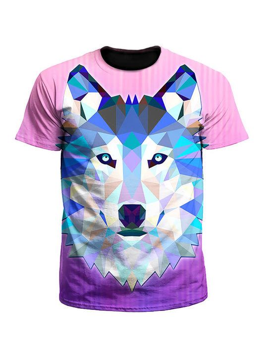 Wolf Within Geometric Animal Unisex T-Shirt - Boogie Threads